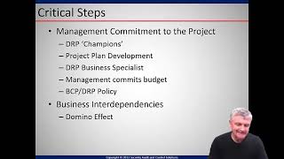 Domain 08 – BCP & DRP