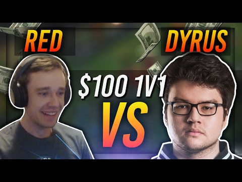 REDMERCY VS DYRUS | $100 1v1 SHOWDOWN!! - League of Legends