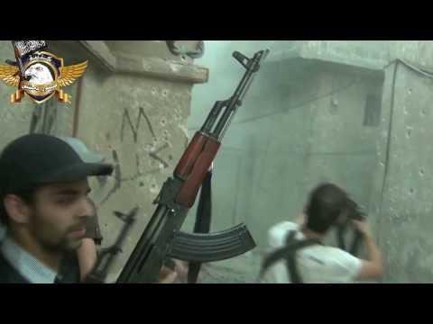 اشتباكات بين عناصر كتيبة صقور دمشق وقوات النظام في القابون في دمشق