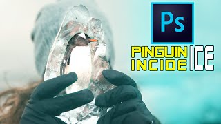 Adobe Photoshop Tutorial #5 Penguin in the Ice (Photo-Manipulation) Learn Creative Digital Art