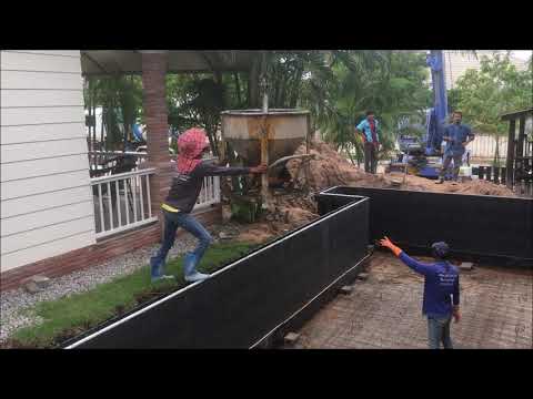 Komplette Dokumentation Swimmingpool Bau - Hua Hin Thailand