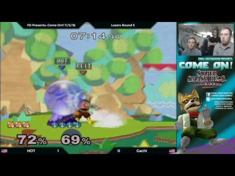 FD Presents: Come On!! 11/5/16: Singles - Losers Round 5: Hero of Time (Peach) vs. Gachi (Marth/Fox)