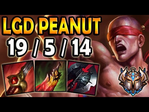 Peanut Lee Sin JUNGLE vs Volibear - Lol Korea Ranked ✔️