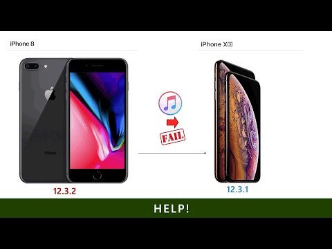 12.3.2 iPhone 8 Plus to 12.2.1 iPhone XS/XS Max Restore fix
