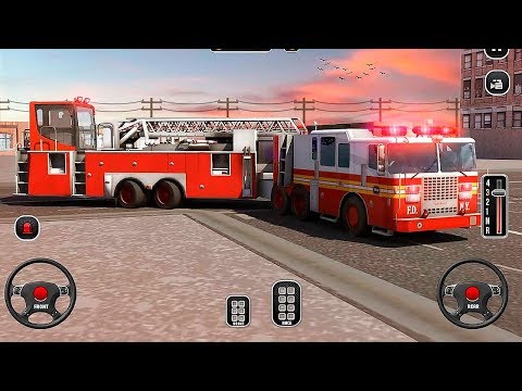 Fire Truck Driving School: 911 Emergency Response Gameplay