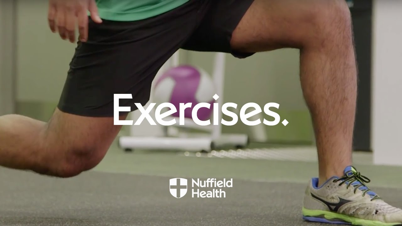 How To Jump Lunge | Nuffield Health - YouTube