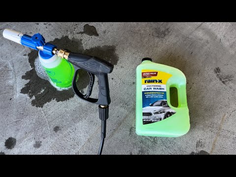 Testing Rain-x High Foaming Car Wash Soap