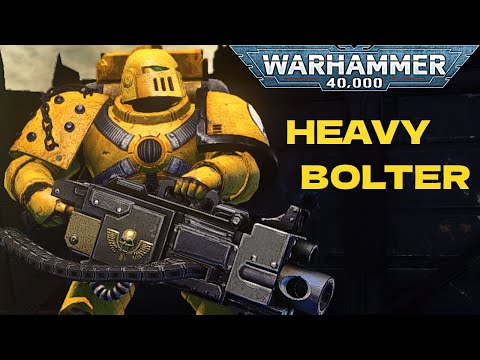 HEAVY BOLTER GAMEPLAY: Imperial Fist vs Orks! - Warhammer 40K: Space Marine, Augmented Mod