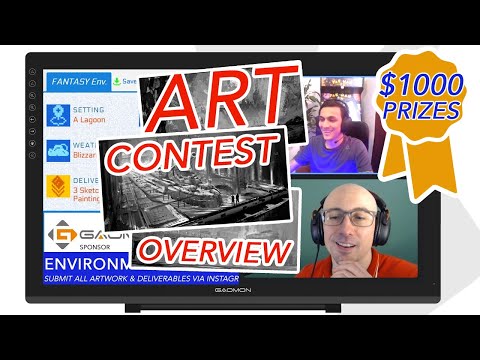 Environment Design Art Contest Overview 2021 - GOAMON Tablets