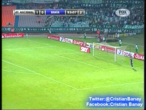 Atletico Nacional 1 Bahia 0 (Fox Sports) Copa Sudamericana 2013 (26/9/2013)