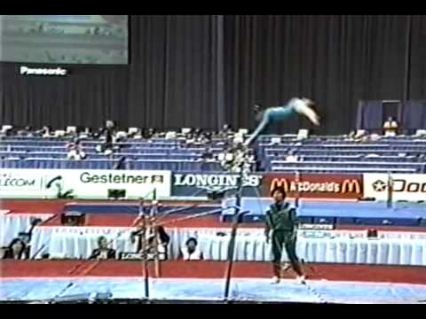 9th Team PRK Om Song Hui UB - 1991 World Gymnastics Championships 9.637