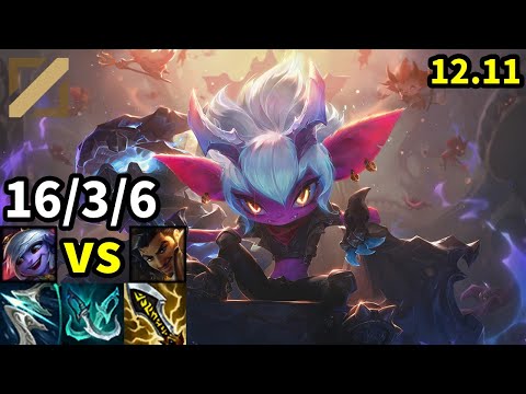 Tristana Mid vs Akshan - EUW Challenger | Patch 12.11