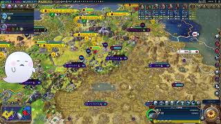まったりCIV6神　負けたら終わり#3-3