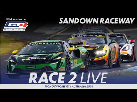 LIVE | Race 2 | LIQUI MOLY GT Festival Sandown | 2026 Monochrome GT4 Australia