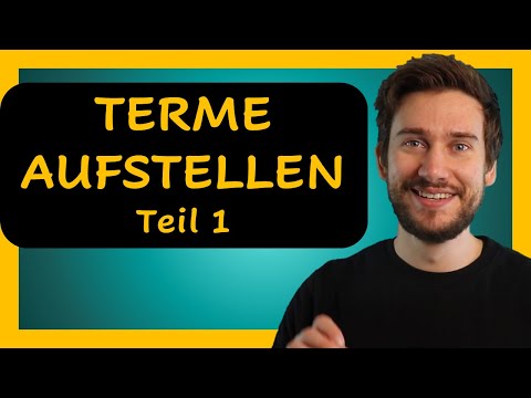 Terme aufstellen | Wortvorschrift als Term schreiben | Übung zum Mitmachen - Teil 1