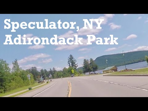 Drive through Speculator, New York - Adirondacks