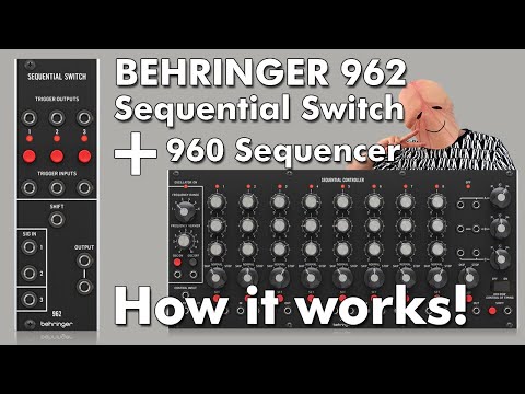 Behringer 962 sequential switch with Behringer 960 Sequential Controller System55 Combination