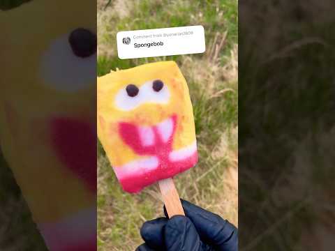 How to find a perfect SpongeBob Popsicle? #spongebob #popsicle #spongebobpopsicle