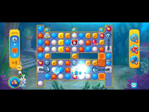 Fishdom Hard Level 10770 (with Double Lightning Boosters) @choraelmin