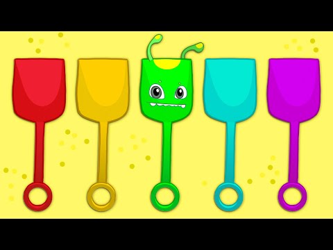 Learn the colors with your magic friend Groovy The Martian | Educational videos for kids