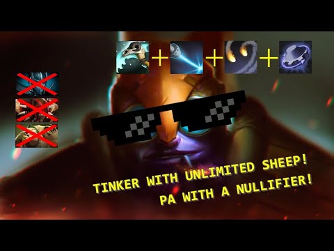 TINKER GAMEPLAY VS PA MID - UNLIMITED SHEEP!