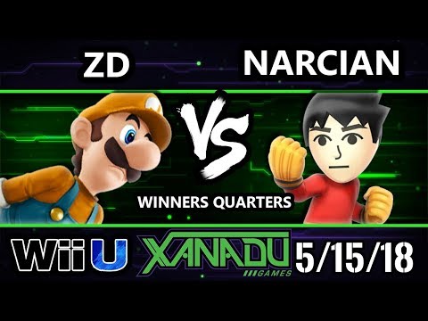S@X 250 Smash 4 - ZD (Luigi) Vs. Narcian (Mii Brawler) - Wii U Winners Quarters