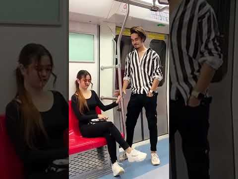 Sammer Sanaya train 🚆 travel 🧳 Short time #Samer abbasi #Sanaya zarga # love short # couple videos #