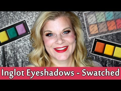 My Inglot Eyeshadow Collection Swatched! | Makeup Your Mind
