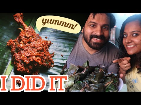 OMG HUSBAND COOKS A DELICIOUS DISH || ചിക്കൻ പൊള്ളിച്ചത് || RUBI AND EJAZ || EPISODE 32