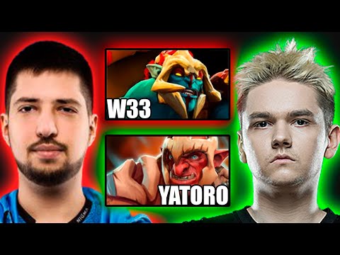 W33 vs YATOROGOD - Who Wins?? Huskar MID vs Troll Warlord Carry!!