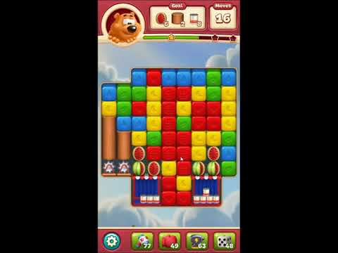 Toon Blast Level 2973 - NO BOOSTERS 🐻🐺🐱 | SKILLGAMING ✔️