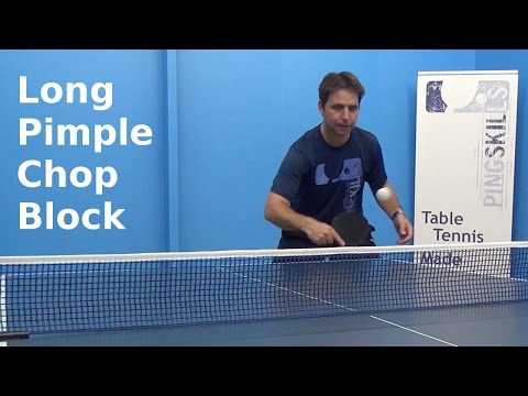 Long Pimple Chop Block | Table Tennis | PingSkills thumbnail