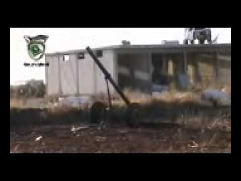 تقرير مرئي لاستهداف قوات النظام بقذائف الهاون من قبل كتيبة معاوية بن أبي سفيان في ريف حمص الشمالي