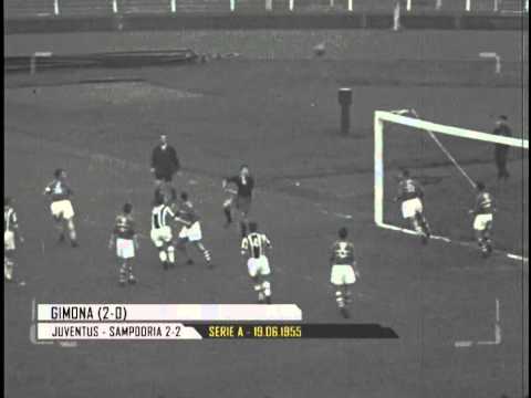 Serie A 1954/1955 34° giornata Juventus - Sampdoria 2-2 (19.06.1955)