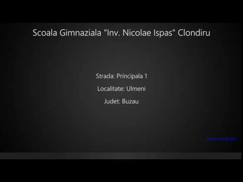 Scoala Gimnaziala "Inv. Nicolae Ispas" Clondiru Ulmeni