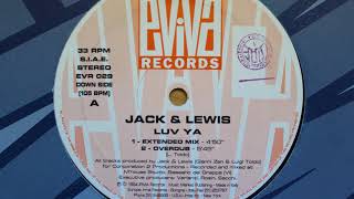 Jack & Lewis - Luv Ya