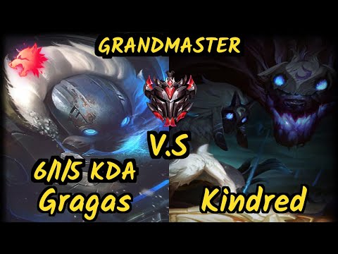 CNB Yampi (GRAGAS) vs KINDRED - 6/1/5 KDA JUNGLE GAMEPLAY - BR Ranked GRANDMASTER