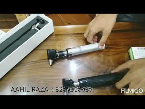 Stainless steel ent rechargeable otoscope welch allyn, for h...