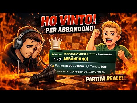 #112 Ho vinto per ABBANDONO! Collasso totale nel finale | Scacchi 10 minuti