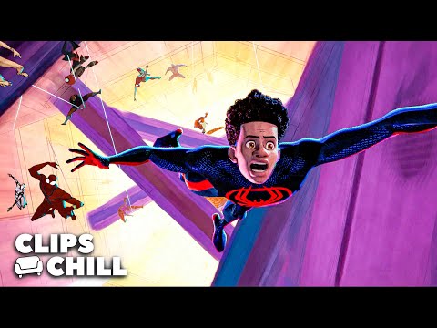 Miles Morales Escapes From 1000 Spider-Men | Spider-Man: Across the Spider-Verse