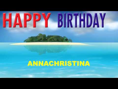 AnnaChristina   Card Tarjeta - Happy Birthday