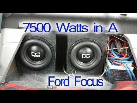 7500 Watts in A Ford Focus [Update: 5/27/16]