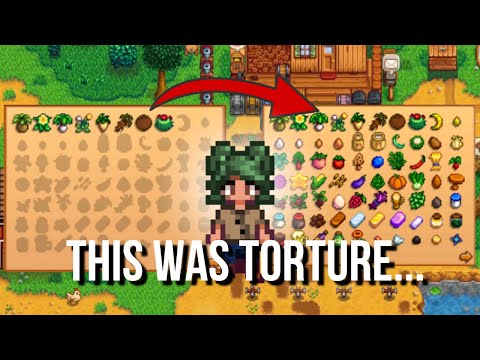 Completing the Entire Stardew Valley Shipping List in Order