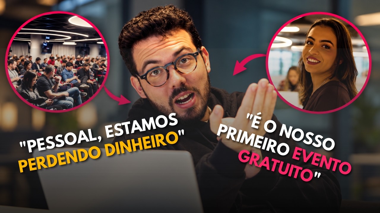 Bastidores do nosso primeiro EVENTO PRESENCIAL GRATUITO (saímos no PREJUÍZO?)