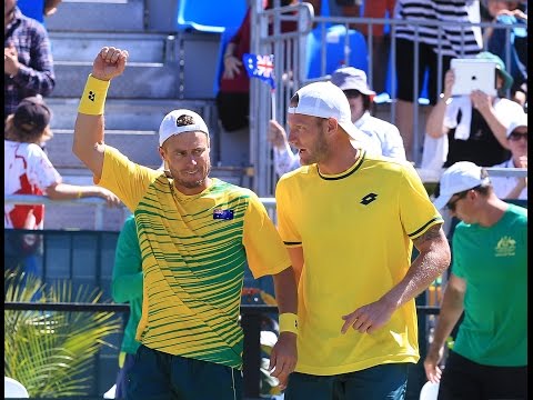 Highlights: Sam Groth/Lleton Hewitt (AUS) v Andrey Golubev/Aleksandr Nedovyesov (KAZ)