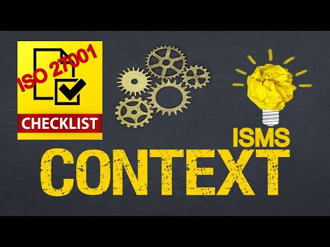 ISO 27001 CONTEXT OF THE ORGANIZATION Audit ISO 27001 Clause 4 1 4 2 Audit | ISMS Checklist