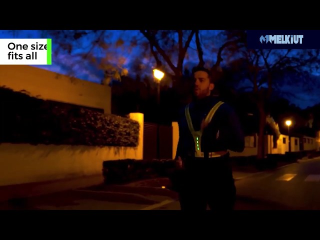 Vídeo relacionado con Samlior LED Chaleco Reflectante, 5 Colores y 3 Modos de Luz LED Recargable Chalecos Reflector Seguridad, Alta Visibilidad Tirantes Reflectantes para Correr Ciclismo Hacer Deportes en Exterior, Verde