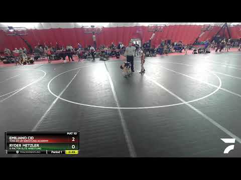 59 Lbs Cons. Round 1 - Emiliano Cid, Toss Em Up Wrestling Academy Vs Ryder Metzler, X-Factor Elite