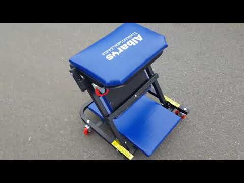 Rollbrett 2in1 Montagerollbrett Werkstattliege Roll+Liege Sitz Car Creeper Albarus Qualität