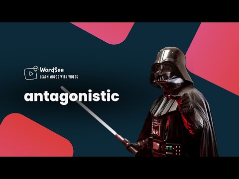 Learn the word antagonistic in two minutes - Improve your English vocabulary